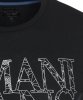 T-shirt Armani Jeans logo koszulka męska czarna bawełniana
